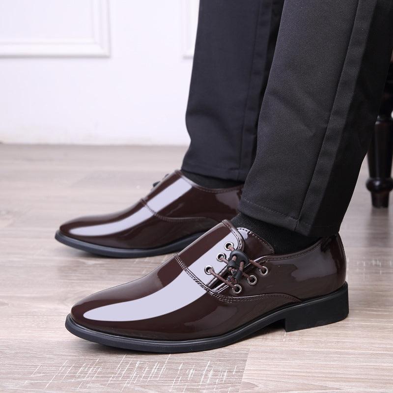 TrendyAffordables | Stylish Lace-Up Men's Leather Business Shoes - TrendyAffordables - 0