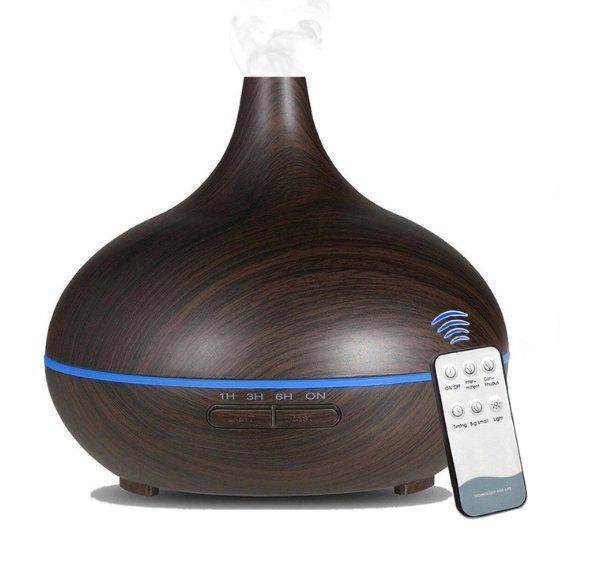 TrendyAffordables Ultrasonic Aroma Diffuser Humidifier, Wood Grain - TrendyAffordables - 0