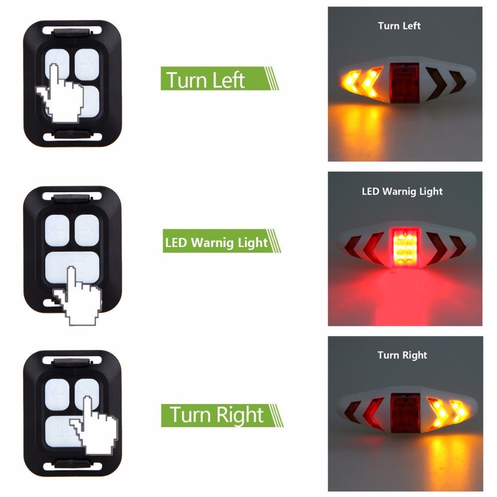TrendyAffordables Wireless Bicycle Taillight with Remote - TrendyAffordables - 0