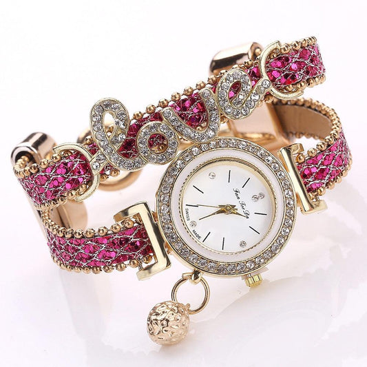 TrendyAffordables | Women's Bracelet Watch with Rhinestones - Fashionable & Affordable Gift - TrendyAffordables - 0