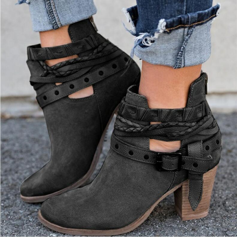 TrendyAffordables Women's High-Heeled Martin Boots | Fashionable & Affordable - TrendyAffordables - 0