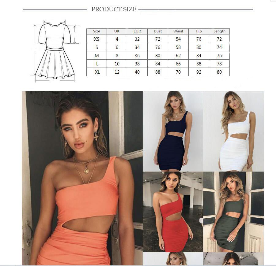 TrendyAffordables Women's One Shoulder Pencil Dress | Stylish & Affordable - TrendyAffordables - 0