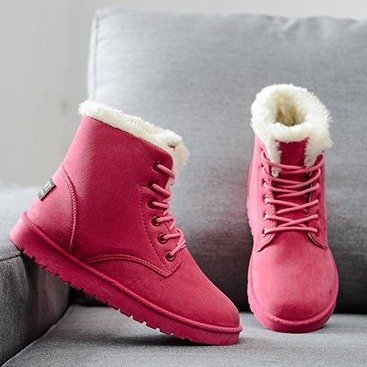 TrendyAffordables Women's Plush-Lined Warm Winter Ankle Boots - TrendyAffordables - 0