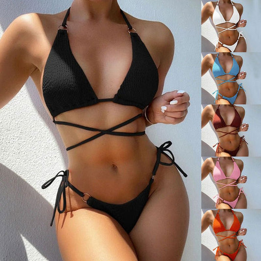 TrendyAffordables Women's Striped Bikini Set | Stylish, Sexy, and Affordable Swimwear - TrendyAffordables - 0