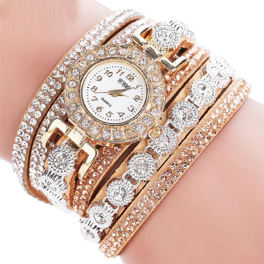 Women's Rhinestone Bracelet Watch - Trendy & Affordable | TrendyAffordables - TrendyAffordables - 0