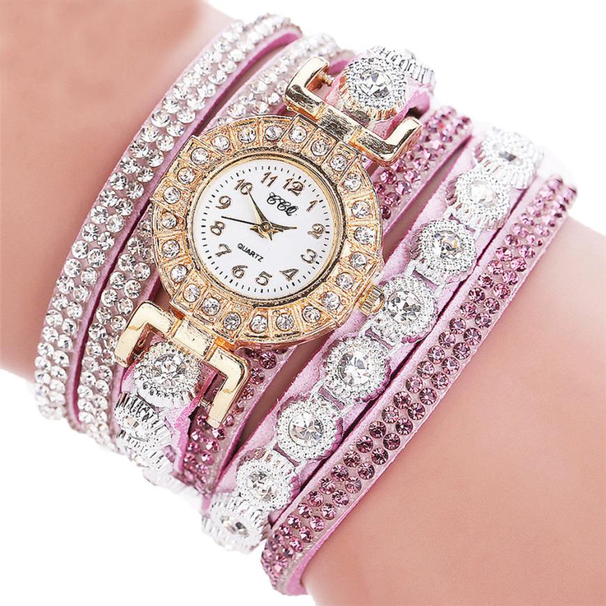 Women's Rhinestone Bracelet Watch - Trendy & Affordable | TrendyAffordables - TrendyAffordables - 0