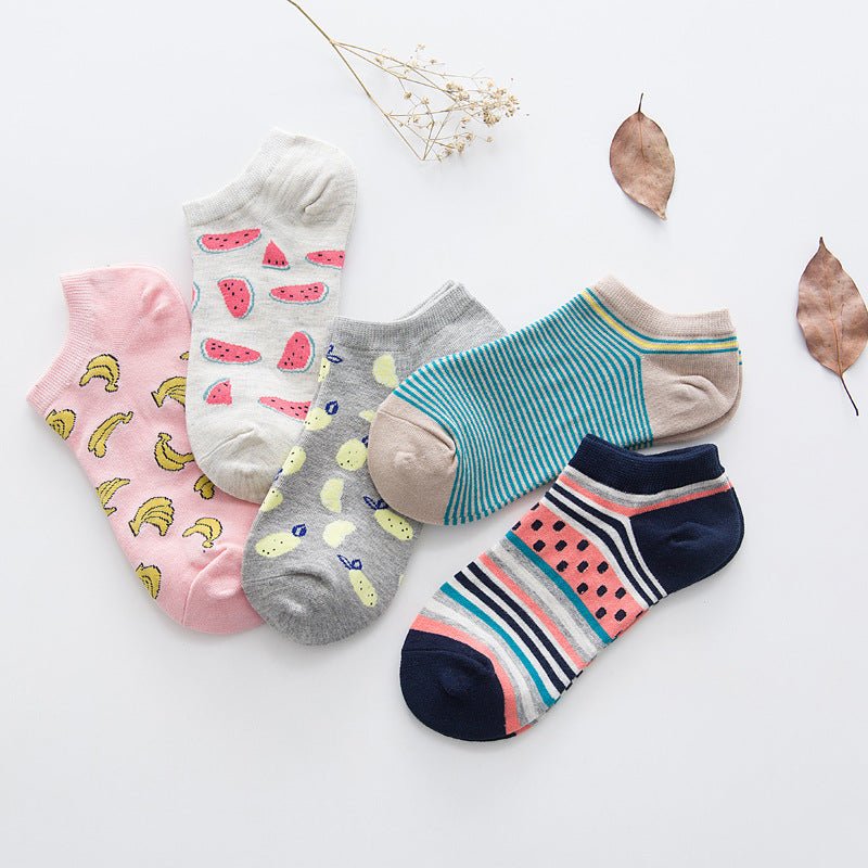 Women's Trendy & Affordable Solid Color Boat Socks | TrendyAffordables - TrendyAffordables - 0