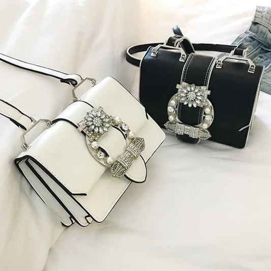 Designer Diamond Leather Lock Bags | TrendyAffordables - TrendyAffordables - 4