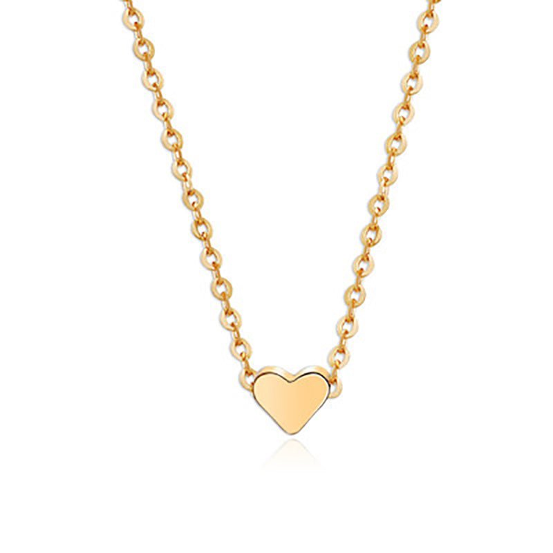 Gold Love Pendant Clavicle Chain Necklace | TrendyAffordables - TrendyAffordables - 4