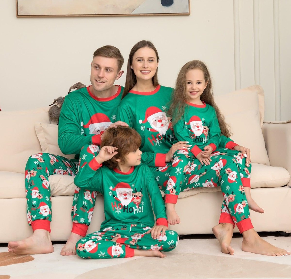 Santa Claus Printed Family Christmas Pajama Sets | TrendyAffordables - TrendyAffordables - 4