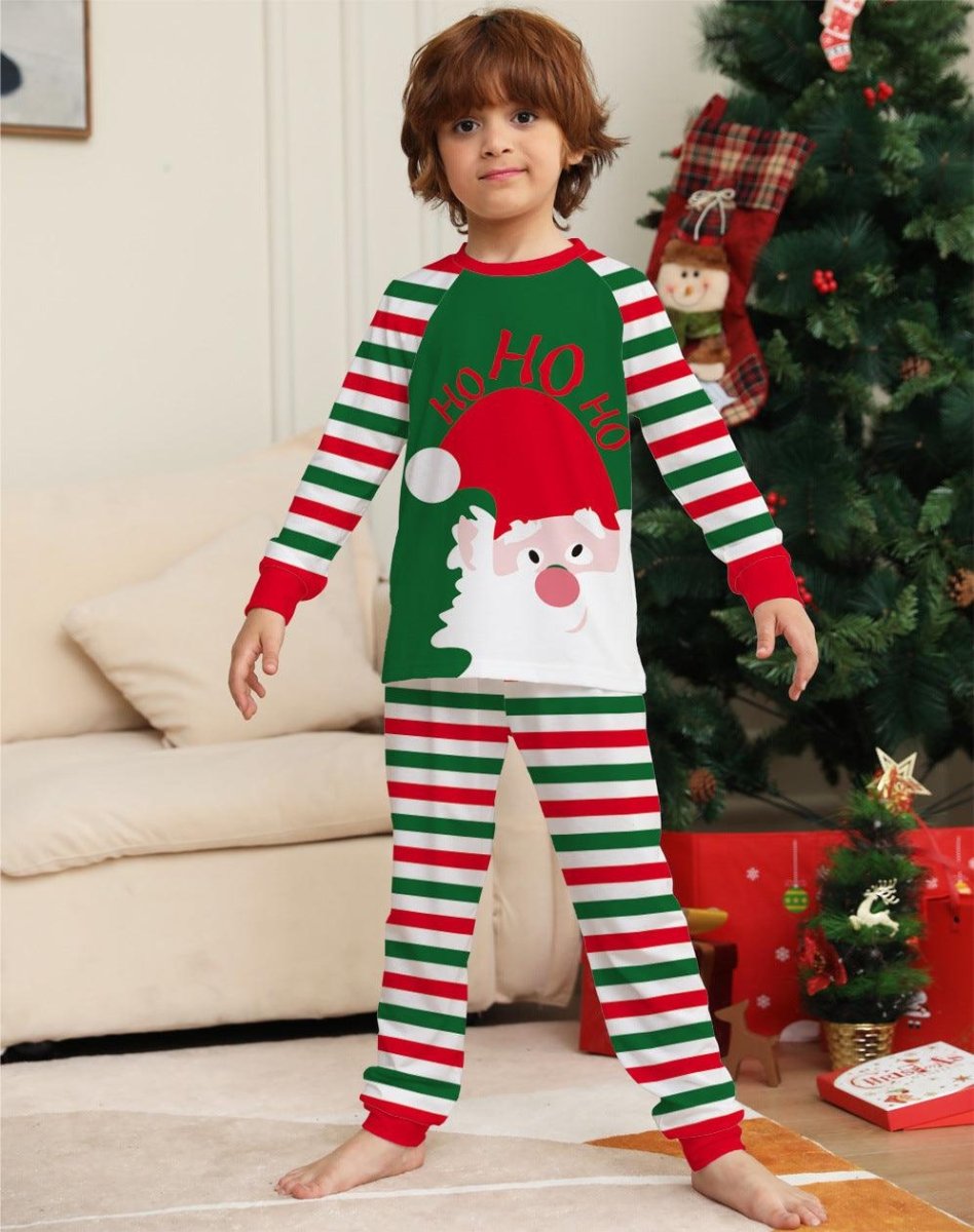 TrendyAffordables Family Christmas Pajamas | Red Stripe Xmas Sleepwear - TrendyAffordables - 4