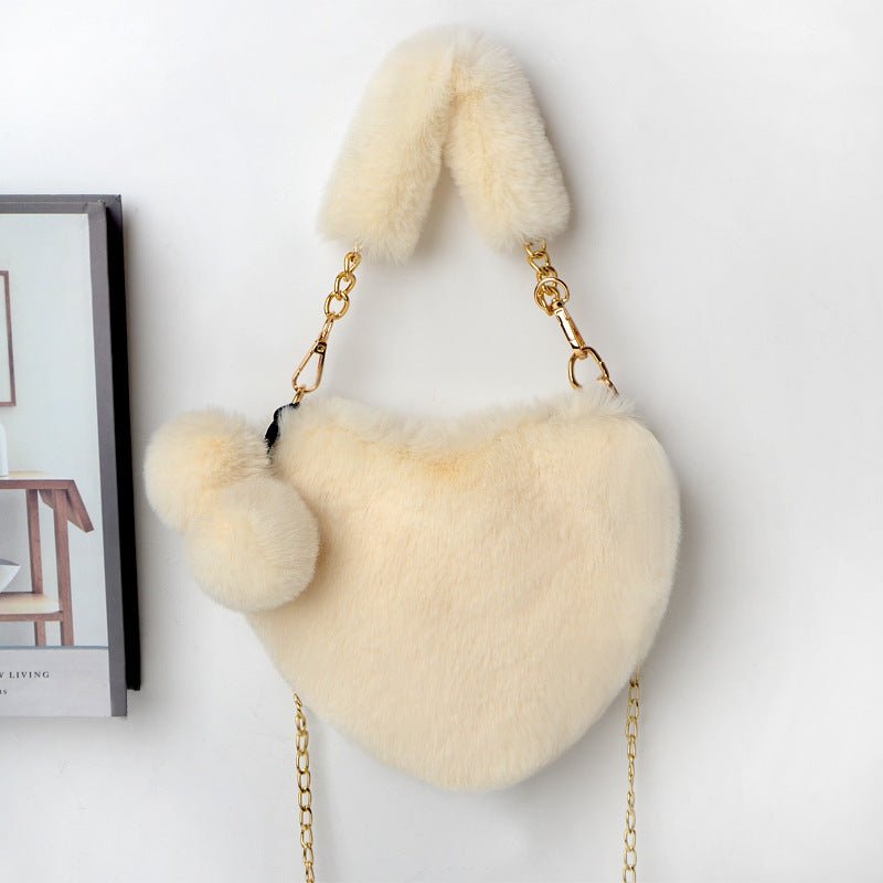 TrendyAffordables | Heart-Shaped Plush Handbag - Love Bags Collection - TrendyAffordables - 4