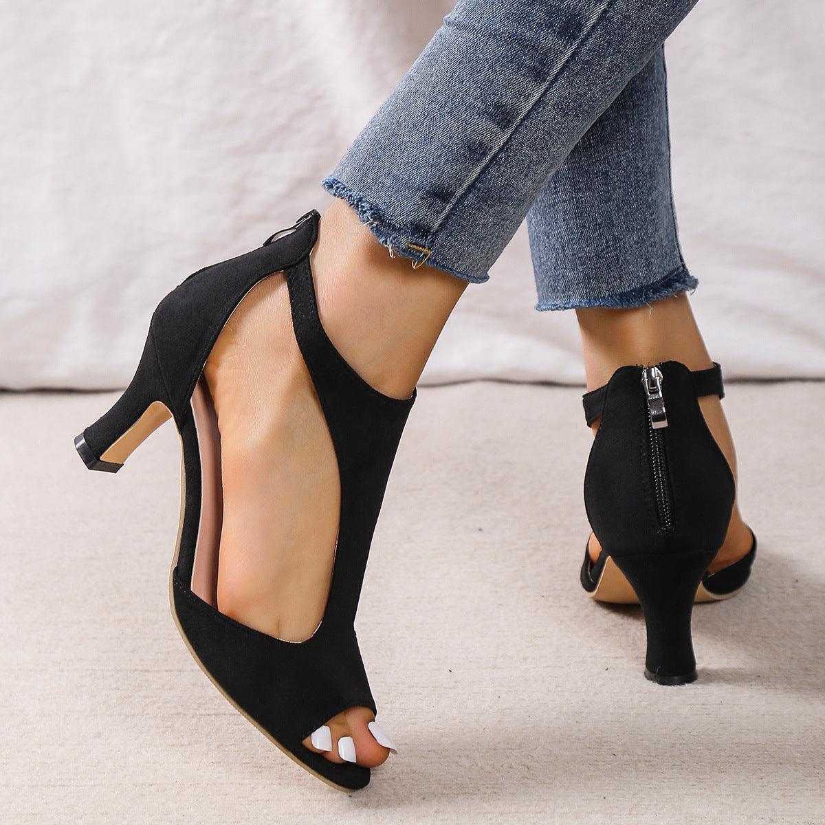 TrendyAffordables | Stylish Peep Toe High Heel Sandals for Women - TrendyAffordables - 4