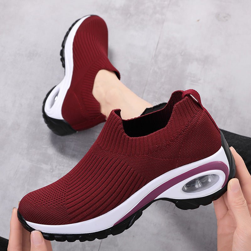 TrendyAffordables Women's Air Cushion Sneakers - Breathable Mesh Sport Shoes - TrendyAffordables - 4
