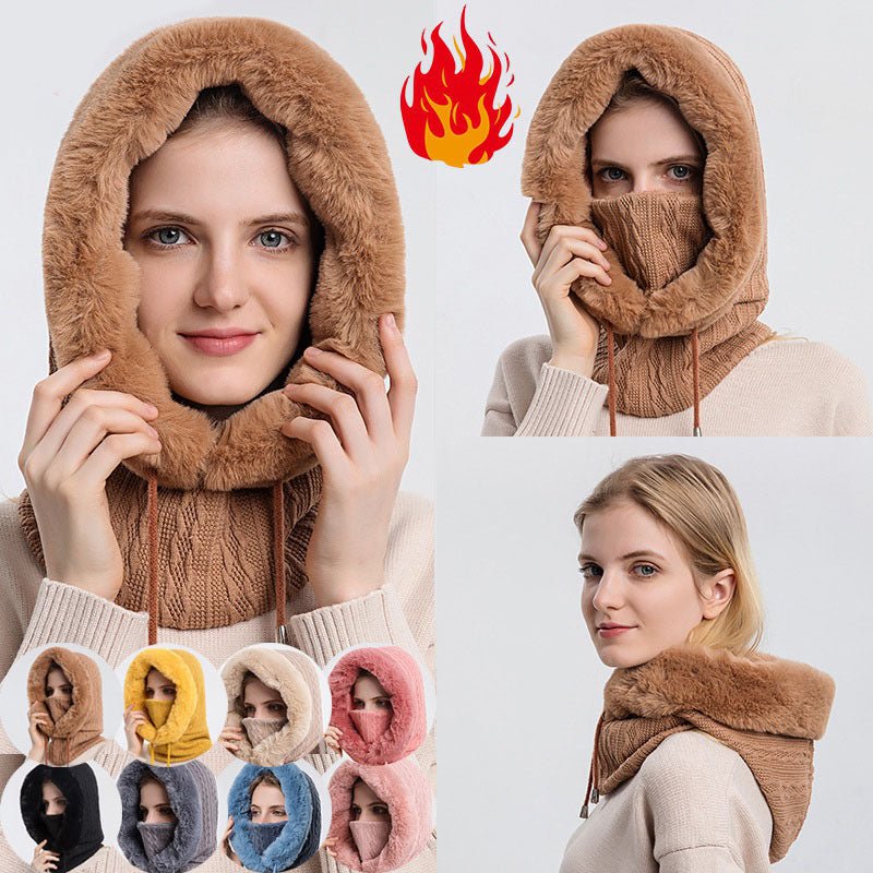 Women's Winter Plush Hat & Scarf Set | TrendyAffordables - TrendyAffordables - 4
