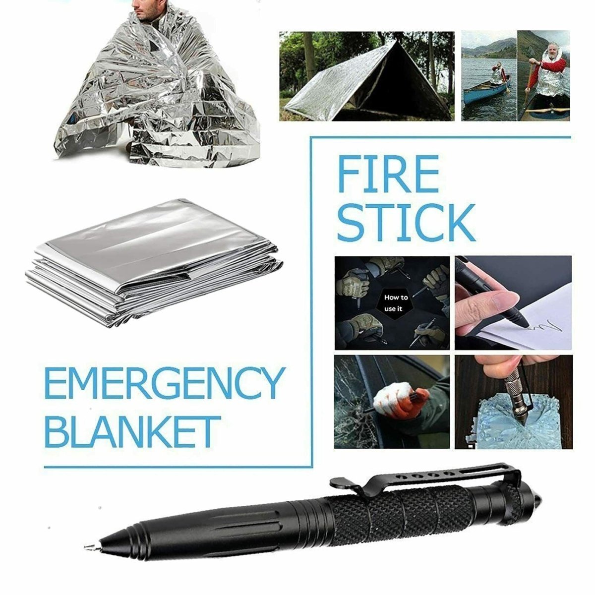 14-In-1 Outdoor Emergency Survival Kit | TrendyAffordables - TrendyAffordables - 5