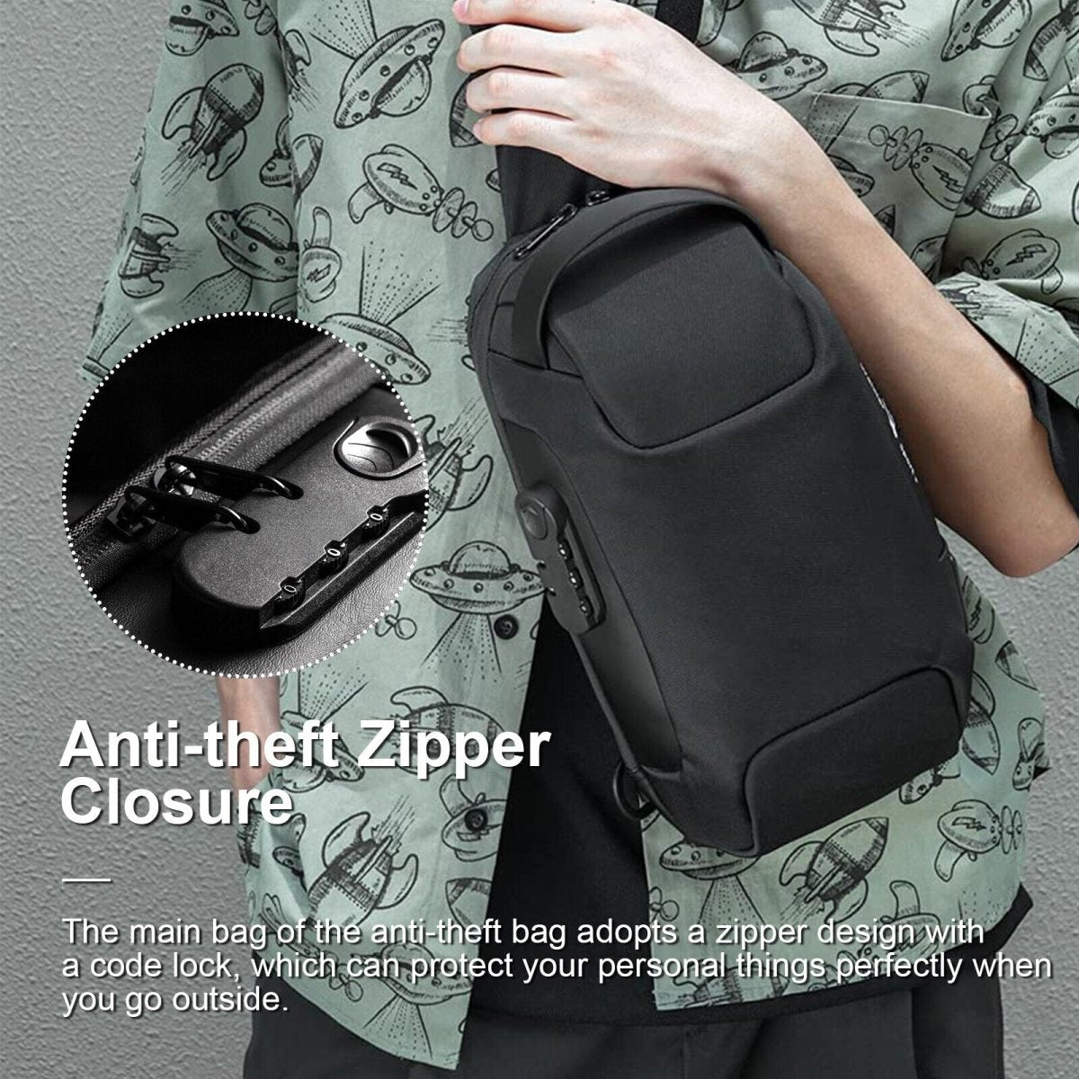 Multifunction Crossbody Bag | Waterproof Anti-theft Shoulder Pack for Men | TrendyAffordables - TrendyAffordables - 5