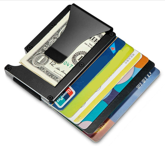 Slim RFID Blocking Money Clip Wallet | Stylish Credit Card Holder | TrendyAffordables - TrendyAffordables - 7