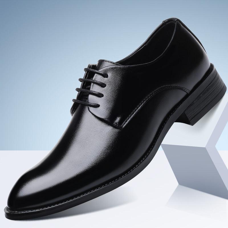Elevate Your Style with Trendy & Affordable Men's Leather Business Formal Shoes! - TrendyAffordables - Men's Shoes