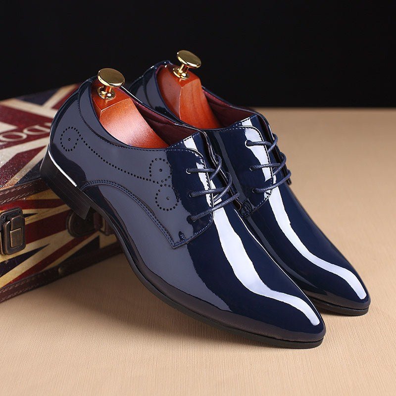 Trendy & Affordable Men's Business Casual Leather Shoes - TrendyAffordables - Men's Shoes