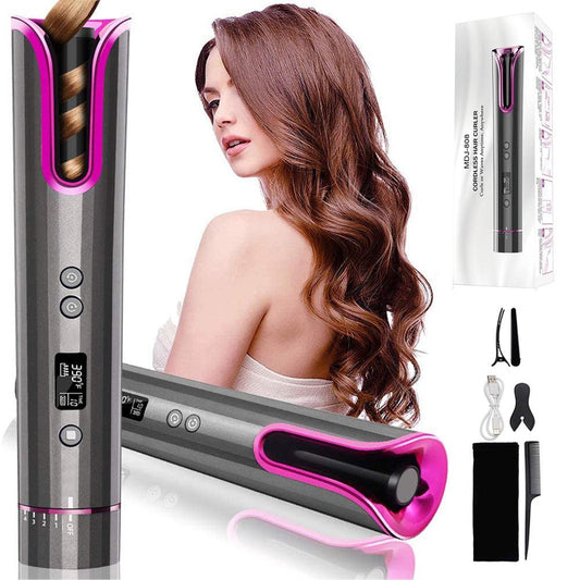 Cordless Auto Hair Curler | Effortless Waves | TrendyAffordables - TrendyAffordables - 0