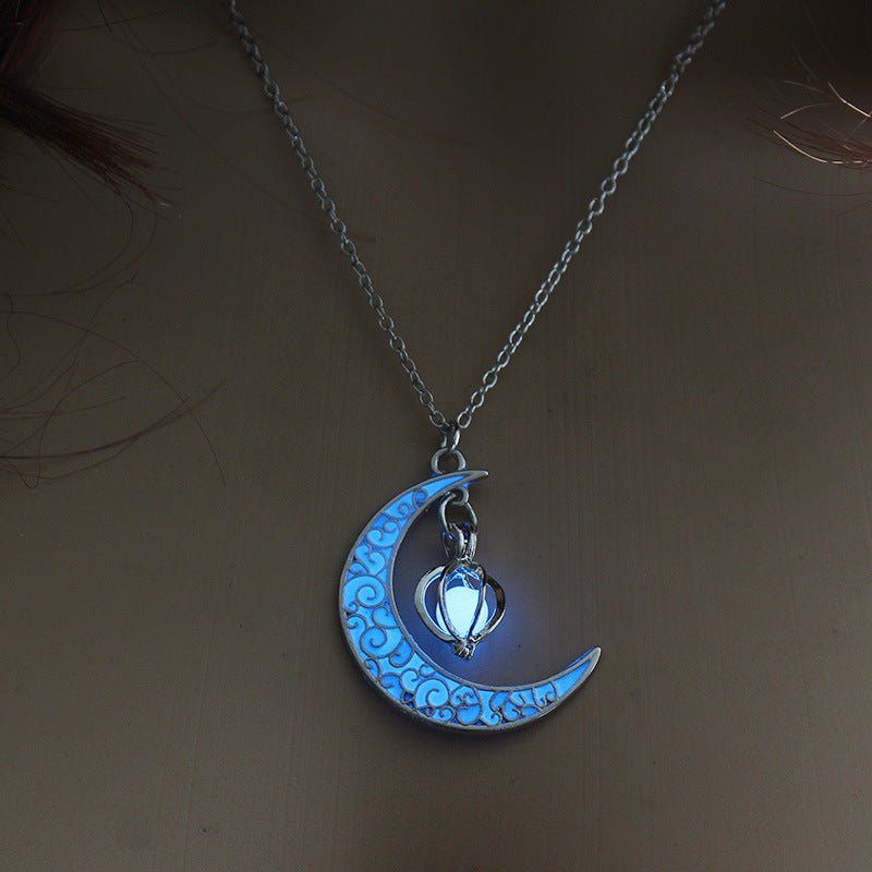 Luxury Glowing Pendant Necklace | Silver Plated Chain | TrendyAffordables - TrendyAffordables - 0