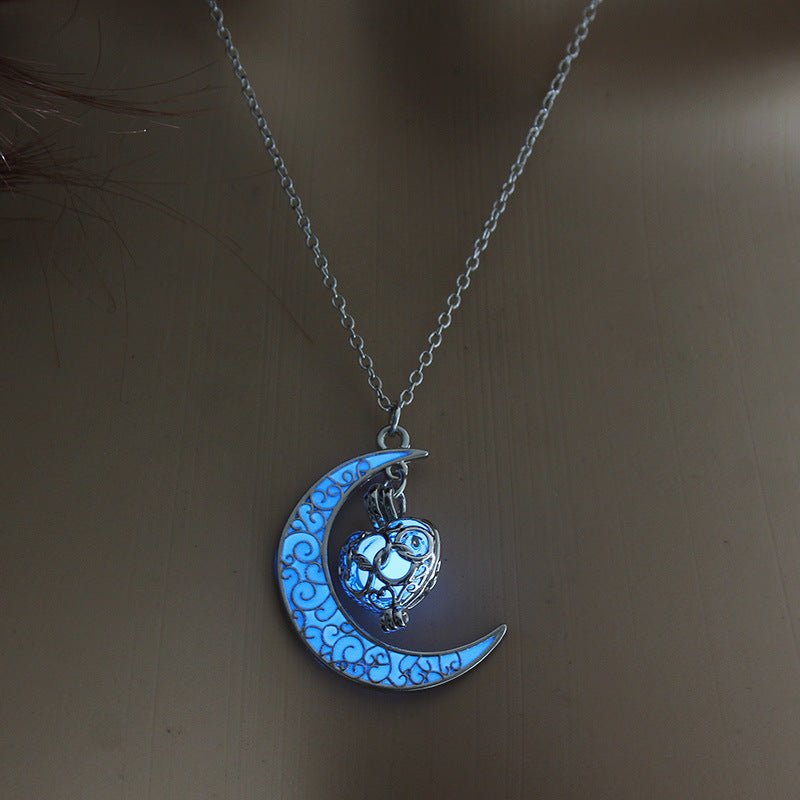 Luxury Glowing Pendant Necklace | Silver Plated Chain | TrendyAffordables - TrendyAffordables - 0
