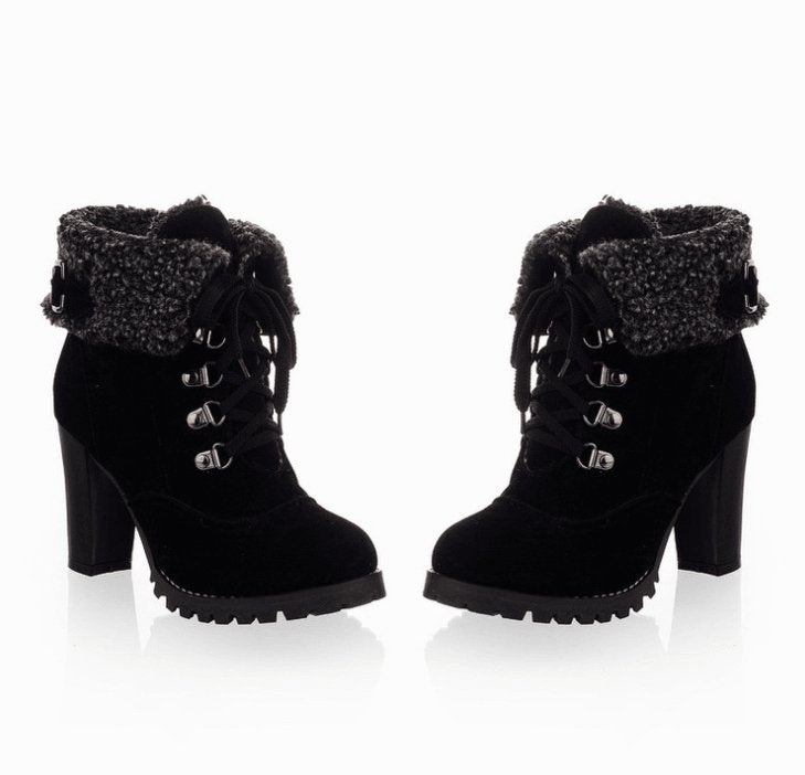 Stylish High-Heeled Short Boots for Women | TrendyAffordables - TrendyAffordables - 0