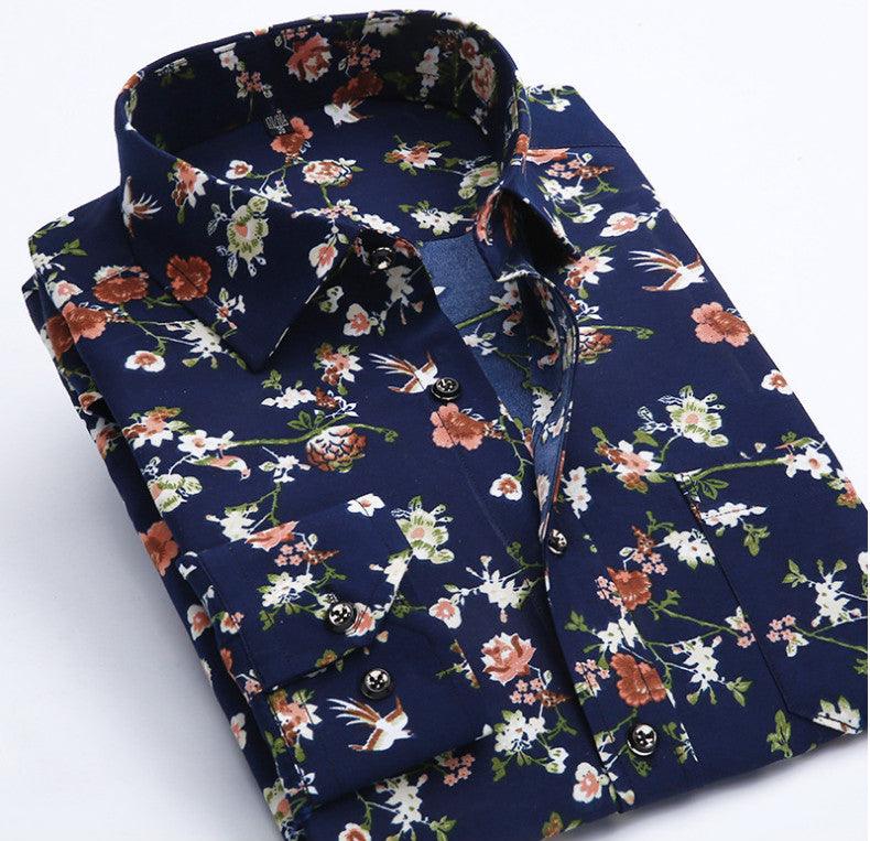 Stylish Slim Fit Floral Print Men's Shirts | TrendyAffordables - TrendyAffordables - 0